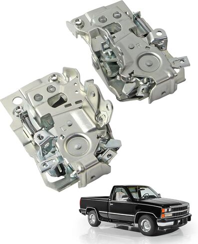 1Pair Front Door Latch Lock for Left and Right Side Fit for Chevrolet GMC Cadillac Oldsmobile C1500 C2500 K1500 K2500 S10 Replace 16631626 16631627 940-103 940-102 16602474 16602475 940103 940102 in Kuwait