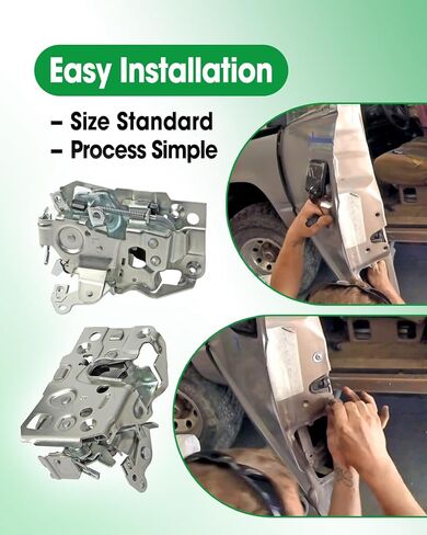 1Pair Front Door Latch Lock for Left and Right Side Fit for Chevrolet GMC Cadillac Oldsmobile C1500 C2500 K1500 K2500 S10 Replace 16631626 16631627 940-103 940-102 16602474 16602475 940103 940102 in Kuwait