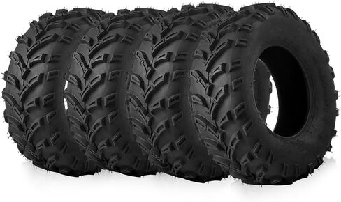 TRIBLE SIX 26x9-12 & 26x11-12 ATV UTV Tires,6 PR All-Terrain Tires 26x9x12 26x11x12 for Sand Mud Trail,Directional Tread,Tubeless (Pack of 4) in Saudi Arabia