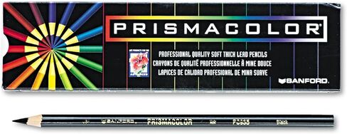 Prismacolor Premier Colored Pencil, Black Lead/Barrel, Dozen in Saudi Arabia