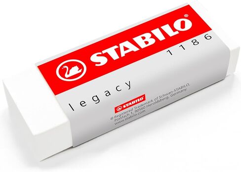 STABILO Coloured Pencil for Almost All Surfaces All -Pack of 8 + 2 Legacy Erasers in Saudi Arabia