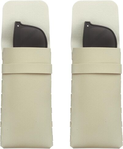 uxcell Soft Glasses Case, Leather Eyeglass Case, Portable Glasses Pouch Eyewear Holder with Flap Closure for Women Men in Saudi Arabia