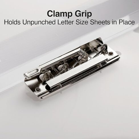 Staples Clear Clamp Binder – Punchless Report Cover for Presentations and Documents in Saudi Arabia