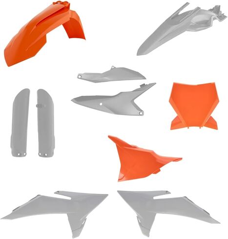 مجموعة Acerbis البلاستيكية الكاملة – متوافقة مع Ktm SX85 (25) – أسود in Kuwait