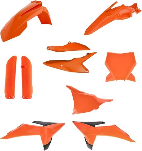 مجموعة Acerbis البلاستيكية الكاملة – متوافقة مع Ktm SX85 (25) – أسود in Kuwait