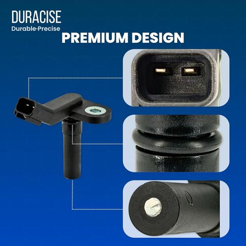 مستشعر موضع العمود المرفقي من DURACISE متوافق مع 1997-2010 Ford F-150، Explorer، Expedition، E-150، Crown Victoria، Mustang و1998-2014 Lincoln Navigator، Town Car | صانع المعدات الأصلية #1W7E6C315AA، 1W7Z6C315AB in Kuwait