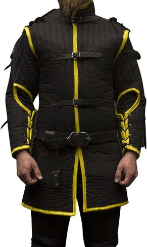 القرون الوسطى الفايكنج جامبيسون درع سميك مبطن للحماية كم كامل Aketon لسترة Reanctment SCA LARP in Kuwait