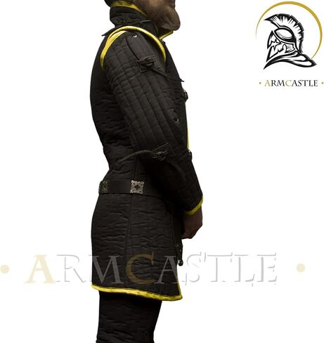 القرون الوسطى الفايكنج جامبيسون درع سميك مبطن للحماية كم كامل Aketon لسترة Reanctment SCA LARP in Kuwait