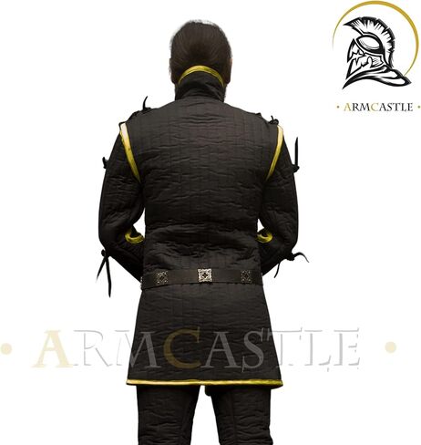 القرون الوسطى الفايكنج جامبيسون درع سميك مبطن للحماية كم كامل Aketon لسترة Reanctment SCA LARP in Kuwait