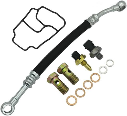 زيت المحرك مبيت مرشح التدفق العالي مجموعات ربط السيراميك الارضي يناسب لسيارات BMW E46 E39 E53 E85 325Ci 530i X5 Z3 in Kuwait
