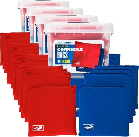 TRIUMPH SPORTS USA Classic Cornhole Bags - Includes Eight 12.5oz Cornhole Bags and Carry Tub in Kuwait