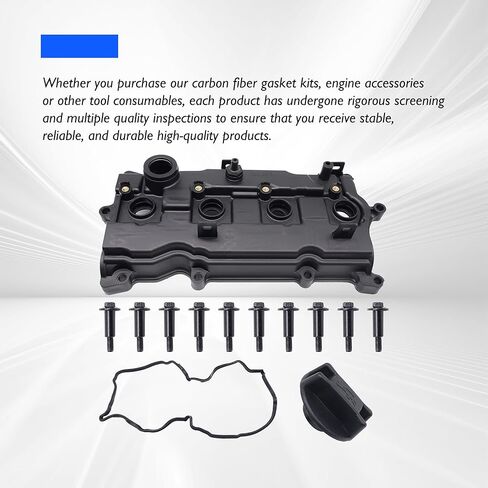 263211 Engine Valve Cover Kit with Bolt & Oil Filler Cap Compatible with Infiniti QX60 2014-2021, Nissan Altima 2013-2017, Murano 2016, Pathfinder 2014-2015, Rogue 2014-2016, X-Trail 2015-2016 in Saudi Arabia