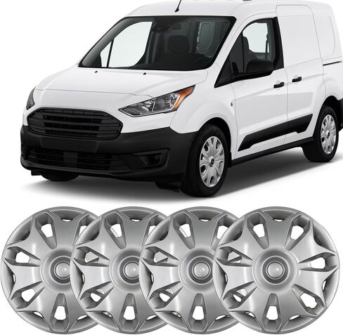 Generic DT1Z-1130-C DT1Z1130C أغطية العجلات متوافقة مع 2014-2020 Ford Transit Connect 16 بوصة مجموعة أغطية العجلات/العجلات، فضي (مجموعة من 4)# DT1Z-1130-C,DT1Z1130C in Kuwait