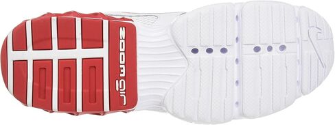 حذاء الجري Zoom Air Fire للنساء مقاس 6.5 و8.0 اللون الأبيض والأحمر الجامعي (us_Footwear_Size_System، الكبار، النساء، رقمي، متوسط، رقمي_6_Point_5) in Saudi Arabia