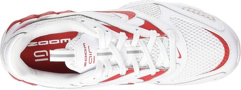 حذاء الجري Zoom Air Fire للنساء مقاس 6.5 و8.0 اللون الأبيض والأحمر الجامعي (us_Footwear_Size_System، الكبار، النساء، رقمي، متوسط، رقمي_6_Point_5) in Saudi Arabia