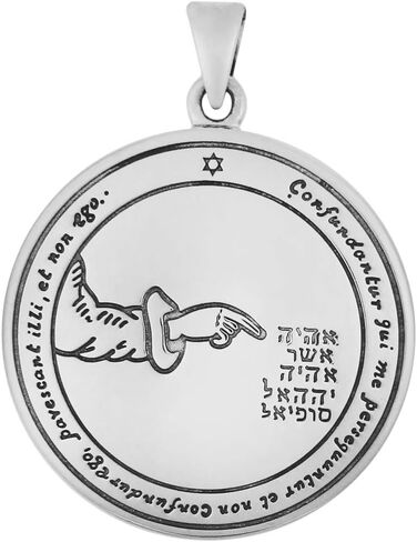 Moonlight Mysteries Sterling Silver Fourth Pentacle of the Moon Talisman for Protection in Saudi Arabia