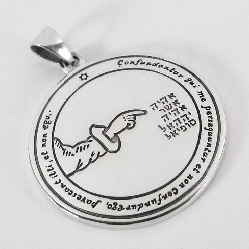 Moonlight Mysteries Sterling Silver Fourth Pentacle of the Moon Talisman for Protection in Saudi Arabia