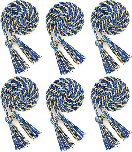 6 قطع من أسلاك الشرف للتخرج 2026 - مجموعة أسلاك الشرف الوردية، سلك التخرج مع شرابة، حبل مضفر طويل وردي فاتح بطول 67 بوصة، ملحقات التخرج للطلاب البكالوريوس في ثوب الماجستير أو الدكتوراه in Kuwait