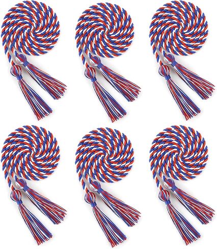 6 Pieces Graduation Honor Cords 2026- Pink Honor Cords Bulk, Graduation Cord with Tassel, Light Pink 67 Inch Long Braided Cord, Graduations Accessories for Students Bachelor Gown Master or PhD Gown in Kuwait