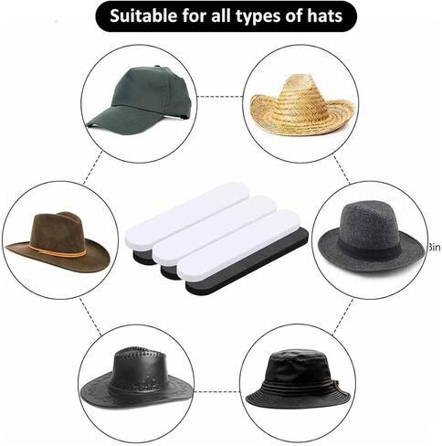 إدراج مخفض القبعة، 20 وسادة غطاء للحجم، شريط إسفنجي مخفض ذاتي اللصق، مناسب لتقليل الضغط، شريط تقليل الضغط الرغوي ذاتي اللصق للجنسين in Kuwait