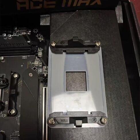 لوحة خلفية AM4، مجموعة لوحة قاعدة معدنية وإبزيم للوحة الأم AM4، دعامة مبدد حرارة وحدة المعالجة المركزية، فتحات تثبيت اللوحة الأم متينة، مناسبة لاستبدال اللوحات الخلفية البلاستيكية الأصلية. in Kuwait