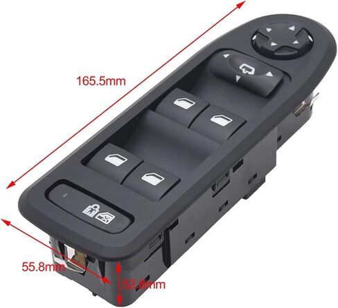96644915 Auto Power Master Window Switch Compatible with Peugeot 308 508 Citroen C5 2007-2013 98054508ZD 96644915XT 98053439 in Saudi Arabia