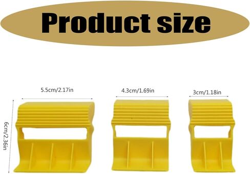 Tape Cap Compact Tape Dispenser 3-Pack for 1 Inch Tape | DIY Painting Accessories | Tool for Tape Corners, Labels, Arts & Crafts, Home Projects & More in Kuwait