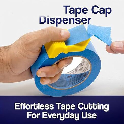 Tape Cap Compact Tape Dispenser 3-Pack for 1 Inch Tape | DIY Painting Accessories | Tool for Tape Corners, Labels, Arts & Crafts, Home Projects & More in Kuwait
