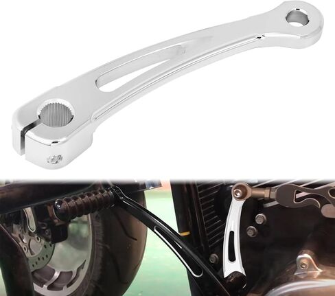 رافعة ذراع ناقل الحركة الداخلية للدراجة النارية HDBUBALUS رافعة قضيب رافعة مناسبة لدراجة Harley Touring 1988-2023 Softail 1986-2017 Tri 2008-2023 كروم in Kuwait
