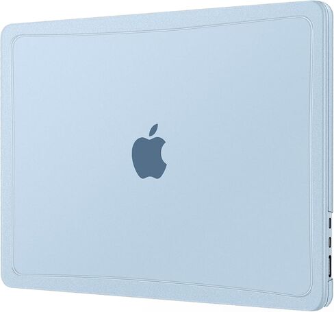 حافظة MOSISO متوافقة مع جهاز MacBook Air 13 بوصة 2026 2025 2024 2023 2022 M4 A3240 M3 A3113 M2 A2681، حافظة صلبة مقاومة للكسر مع محيط غير لامع لجهاز MacBook Air 13.6 بوصة، أزرق سماوي in Saudi Arabia