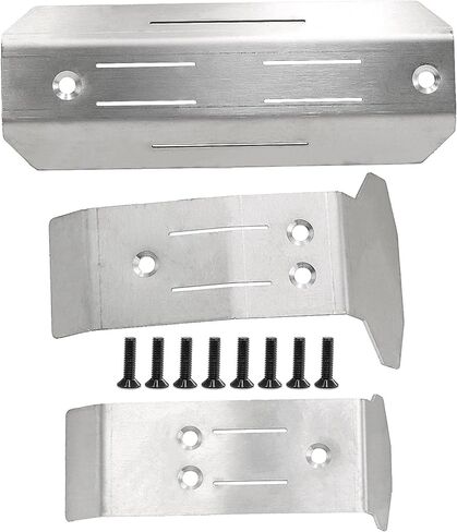 Stainless Steel RC Chassis Guard Skid Plate Guard for Traxxas 1/16 Mini Maxx 4WD RTR Brushless Monster Truck 107154-1 Upgrade Parts in Saudi Arabia