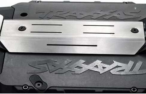Stainless Steel RC Chassis Guard Skid Plate Guard for Traxxas 1/16 Mini Maxx 4WD RTR Brushless Monster Truck 107154-1 Upgrade Parts in Saudi Arabia