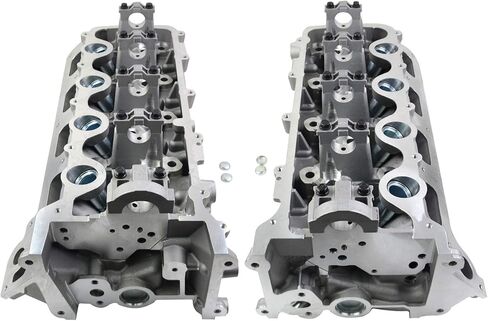 2 قطعة رؤوس أسطوانات يسار + الجانب الأيمن متوافقة مع Fo-rd F150 F250 F350 Expe-dition Mus-tang Exp-lorer 4.6L 5.4L V8 2005-2014 3L3Z6049BA 5L1Z6049BA 5L1Z6049AA 5R3Z6049A GELUOXI in Kuwait