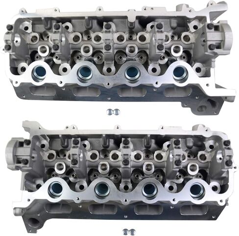 2 قطعة رؤوس أسطوانات يسار + الجانب الأيمن متوافقة مع Fo-rd F150 F250 F350 Expe-dition Mus-tang Exp-lorer 4.6L 5.4L V8 2005-2014 3L3Z6049BA 5L1Z6049BA 5L1Z6049AA 5R3Z6049A GELUOXI in Kuwait