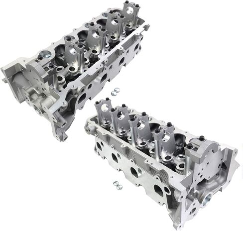 2 قطعة رؤوس أسطوانات يسار + الجانب الأيمن متوافقة مع Fo-rd F150 F250 F350 Expe-dition Mus-tang Exp-lorer 4.6L 5.4L V8 2005-2014 3L3Z6049BA 5L1Z6049BA 5L1Z6049AA 5R3Z6049A GELUOXI in Kuwait