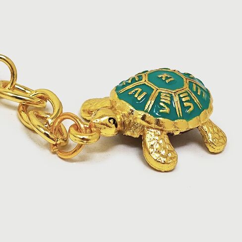 Fengshuibringluck فنغ شوي الفترة 9 السلحفاة المفاتيح حظا سعيدا الازدهار تميمة المفاتيح in Saudi Arabia