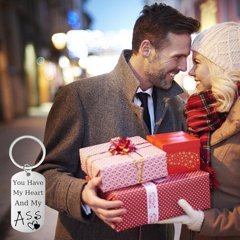 سلسلة مفاتيح رومانسية للصديق - عيد الحب، هدايا عيد الميلاد للصديق، الزوج، الرجال، له in Kuwait