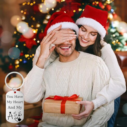 سلسلة مفاتيح رومانسية للصديق - عيد الحب، هدايا عيد الميلاد للصديق، الزوج، الرجال، له in Kuwait