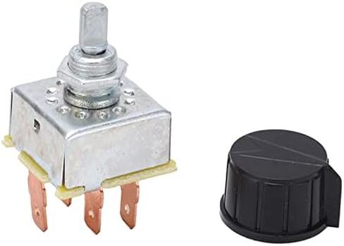 Keenso 3 Speed Rotating Airflow Control Switch, High-Performance Car Truck HVAC Switch, Quick Installation, Universal Fitment for Cars, Trucks, SUVs, RVs, Off-Road Vehicles in Saudi Arabia
