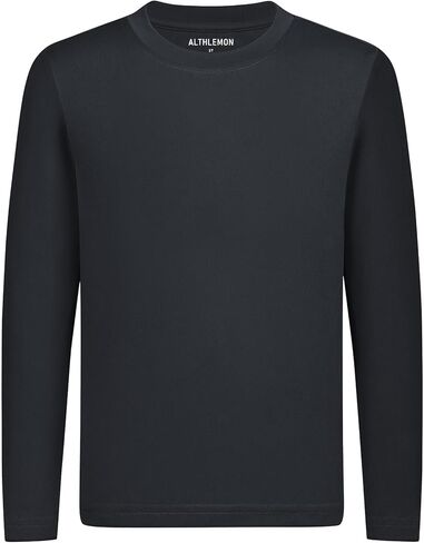 3T to Youth Neon Shirt Kids UPF 50+ Rash Guard Long Sleeve Shirt Dry Fit Athletic Top for Boys and Girls in Saudi Arabia