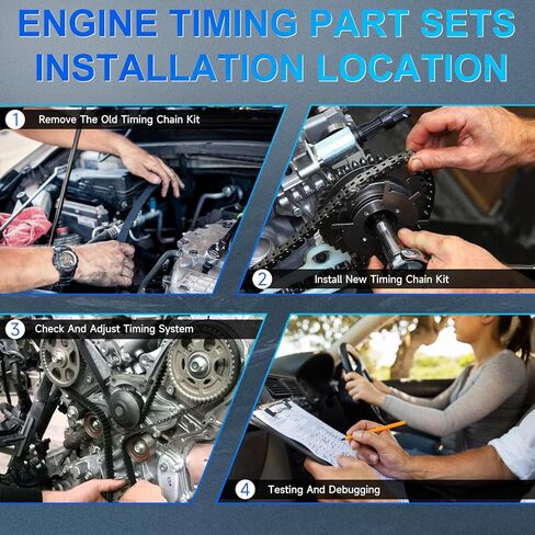 VQ40DE Engine Timing Chain Water Pump Kit/VVT Sprockets Fits for Nissan Frontier 05-15/ NV1500 NV2500 NV3500 12-15/ Pathfinder 06-12/ Xterra 05-13 4.0L V6 DOHC OE VQ40DE Engine in Saudi Arabia