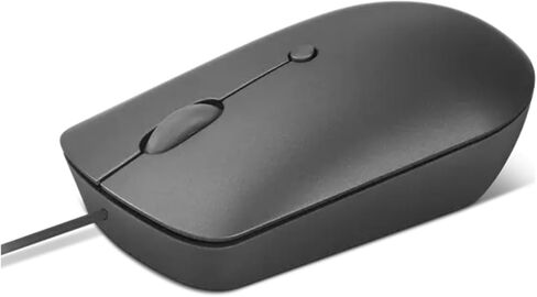Lenovo 400 USB-C Compact Wired Mouse – Pocket Friendly Portable Mouse for Notebook or Large Computer Monitor, Black in Kuwait