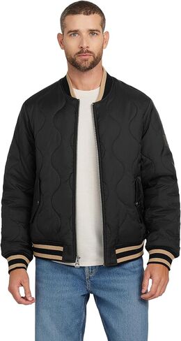 GUESS mens Eco Alameda Ripstop Bomber Jacket in Saudi Arabia