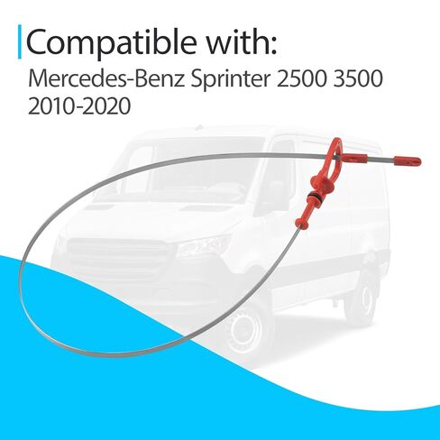 Engine Oil Fluid Dipstick Replace 642010497264 Compatible with Mercedes-Benz Sprinter 2500 3500 2010-2020 in Saudi Arabia