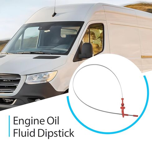 Engine Oil Fluid Dipstick Replace 642010497264 Compatible with Mercedes-Benz Sprinter 2500 3500 2010-2020 in Saudi Arabia