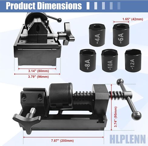 مجموعة أدوات التثبيت الملائمة لخراطيم 4AN-12AN، أداة تجميع الخراطيم العالمية وأداة إزالة تركيبات خط الوقود مع 6 قوالب (4،6،8،10،12AN) - تعمل مع خطوط الوقود CPE وجميع العلامات التجارية in Kuwait