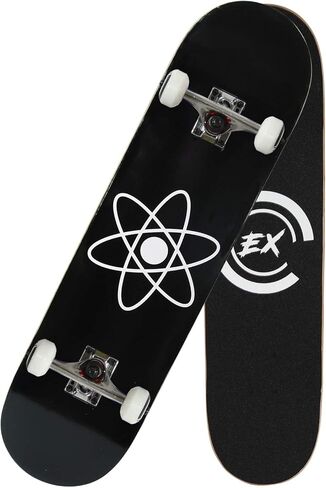 لوح التزلج الاحترافي للأطفال Sakteboards يكمل حيل لوح التزلج لوح التزلج القياسي 7 طبقات من خشب القيقب الكندي مقعر مزدوج للأطفال والكبار in Kuwait