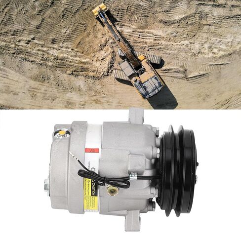 Tyenaza Excavator Air Conditioning Compressor 700651 Alloy Steel AC Compressor Replacement for DH55 DH60 12V in Saudi Arabia