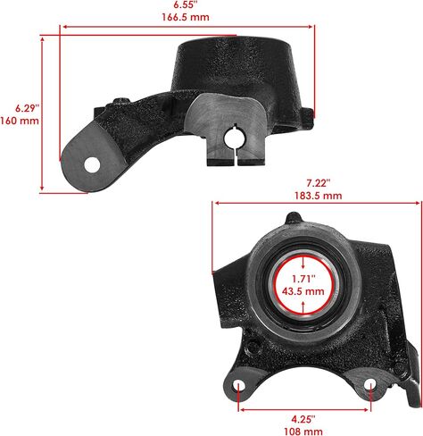 المفصل الأمامي الأيسر والأيمن كالتريك متوافق مع Polaris RZR 800 2008-2013 RZR 570 2012-2020 5135442 5135443 in Kuwait