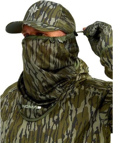 Nomad Mens Loose Gaiter | Lightweight & Breathable Camo Neck Gaiter, Mossy Oak Bottomland, One Size in Saudi Arabia
